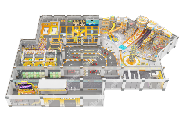 1000㎡ Interactive Indoor Playground Project in Canada