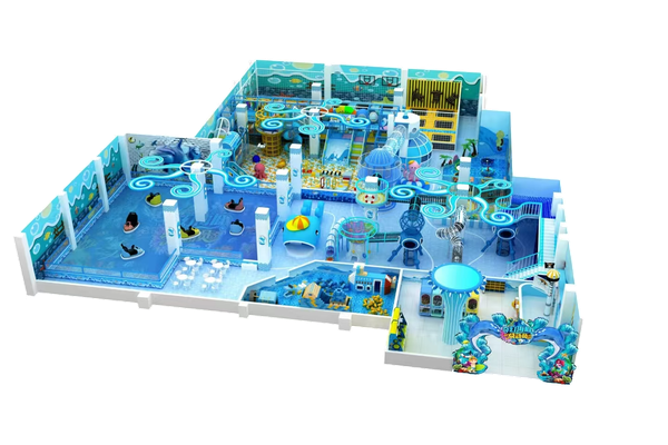 800㎡ Ocean-Themed Indoor Playground in the USA