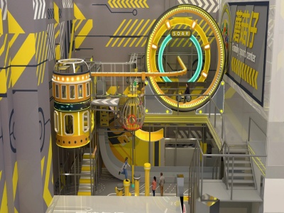 Trampoline park design